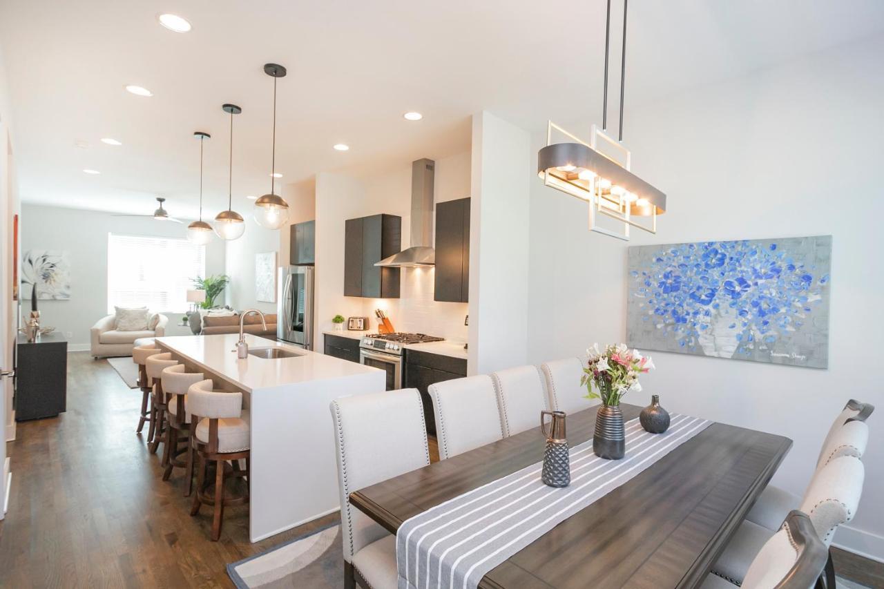 Luxury Townhome Skyline Views Mins To Dt Нашвілл Екстер'єр фото